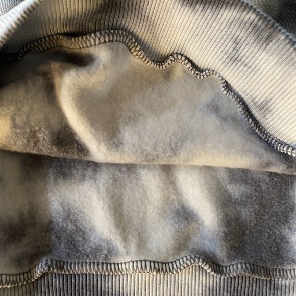 NWT women’s sweatshirt Fleece 90 degree by reflex size M grey tie dye $68 - Picture 2 of 9